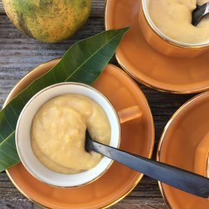 Détails crème à la mangue