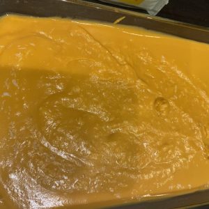 Moule de préparation à la patate douce